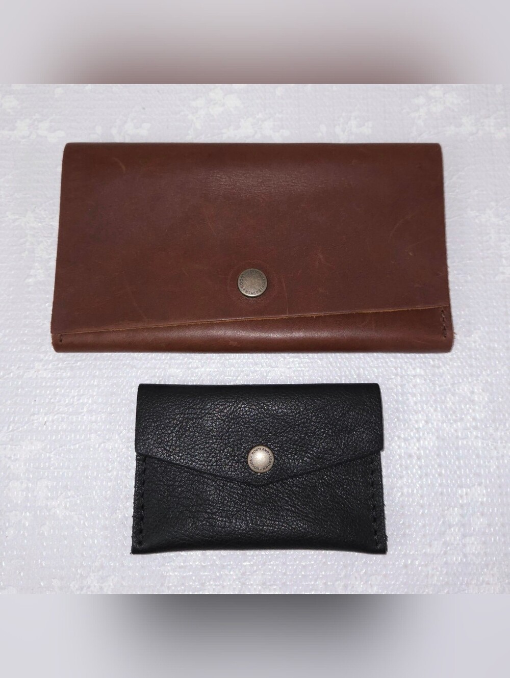 Portland Leather Goods Rancher Wallet & Mini Envelope Card Wallet PLG